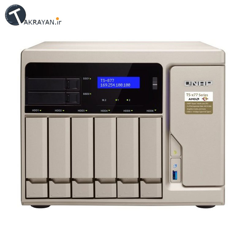 Qnap TS-877-1600-8G NAS - Diskless